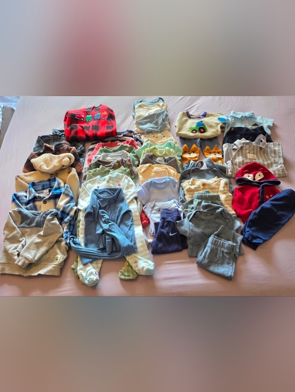 EUC~Large Lot (38) Of Baby Boy Clothing. SIze Newborn-6 Months